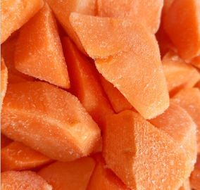 Alimento trasformato congelato contenuto vitamine, tecnologia fresca di congelamento delle carote IQF