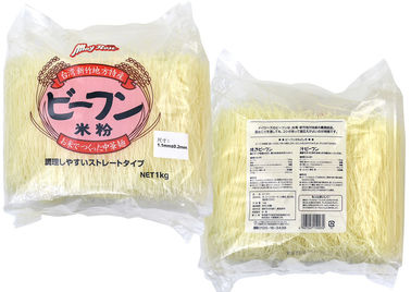 Linea retta tagliatelle della farina di riso, tagliatelle secche Taiwan MAGGIO di ROSA del bastone del riso famosa