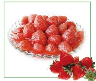 Frutta in scatola organica della gelatina deliziosa, fragole inscatolate con i certificati medici