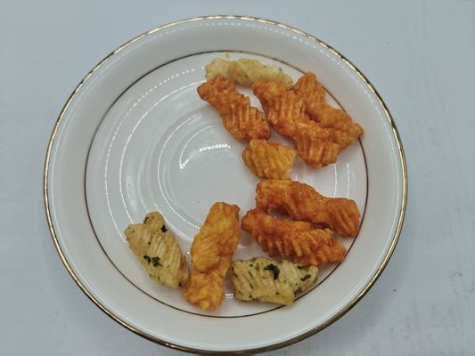 Biscotti di riso misto con acqua di mare e salsa di soia