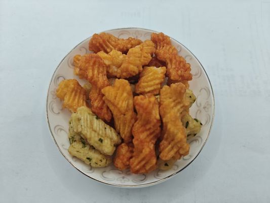 Biscotti di riso misto con acqua di mare e salsa di soia