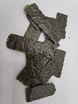 Snack croccante alle alghe delizioso e salutare