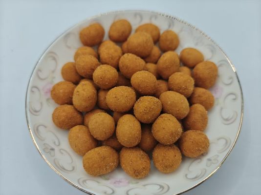 Arachidi con un rivestimento piccante e un sapore aromatico