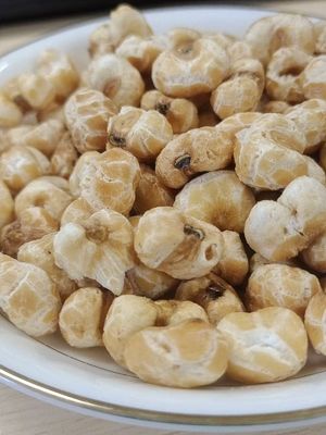 Crunchy deliziosi snack senza olio naturale cotti al forno maiale arrostito