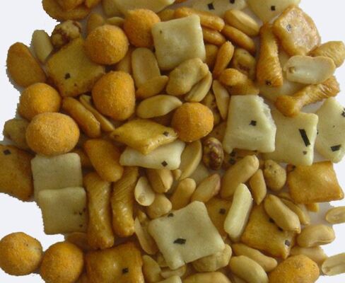 Biscotti di riso piccanti Arachidi Miscela croccanti snack asiatici senza glutine festa vegana Munch