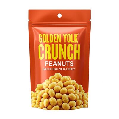 Giallo d'uovo d'oro Crunch Snack di arachidi con giallo d'uovo salato e sapore piccante in imballaggio OEM personalizzato