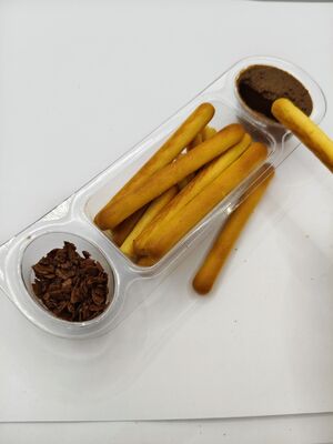 Crisp di fragole con puro di fragole e dolcetti per bambini non OGM arricchiti di calcio