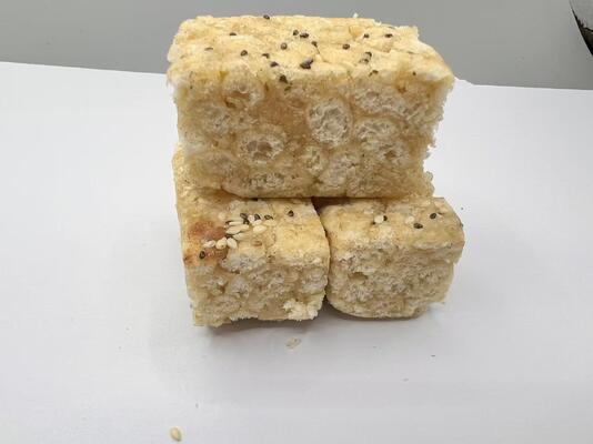 Saqima integrale di grano saraceno e semi di chia senza saccarosio con lunga conservazione per snack salutari