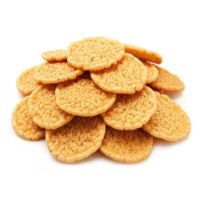 Mix di cracker di riso dolci e piccanti con consistenza croccante e disponibilità OEM