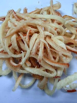 Strisce di calamaro salato