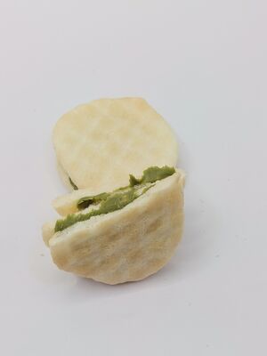 Cracker di riso ricco di matcha di alta qualità con una consistenza croccante e un sapore equilibrato per snack di soia