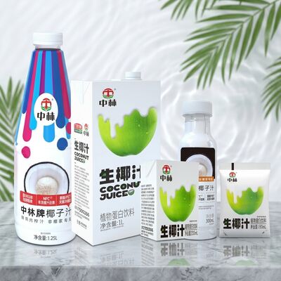 Bevanda naturale di succo di cocco senza additivi artificiali in imballaggi flessibili - certificata HACCP/BRC/KOSHER/HALAL