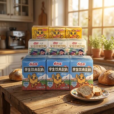 Allievo Soymilk Bever con Nutrizione Intera di Soia in 200ml Pack - Basso contenuto di grassi e zucchero ridotto per la vita scolastica