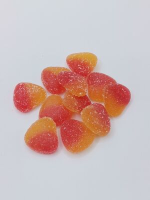 Gommi di frutta a forma di cuore - snack dolci e acidi di soia morbida e masticabile per feste e regali