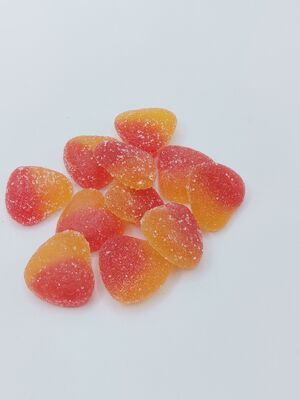 Gommi di frutta a forma di cuore - snack dolci e acidi di soia morbida e masticabile per feste e regali