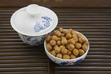 Spuntino dei ceci arrostito Wasabi a bassa percentuale di grassi, struttura dura dei ceci al forno croccanti