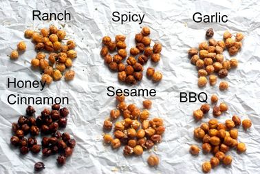 Alimento passato cascer rivestito salato arrostito ipocalorico di Sriracha di nutrizione dei ceci