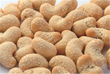 Gli spuntini ricoperti sesamo dell'anacardio, vitamine piene hanno arrostito gli anacardii non salati