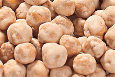 Spuntino arrostito dei ceci ricoperto aglio, prodotti cascer dei ceci croccanti croccanti