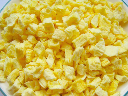 Frutta liofilizzata nutriente, sapore crudo liofilizzato della frutta dell'ananas