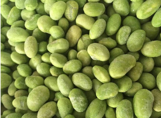 Alimento trasformato congelato naturale, piselli verdi freschi congelati sani di Edamame degli alimenti