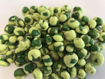 Alimenti salutari croccanti arrostiti di nutrizione completa ricoperti farina dei piselli di sapore del Wasabi