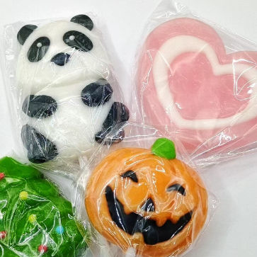 Lollipop a forma divertente per bambini Imbottiti individualmente