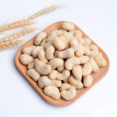 Il sesamo croccante dell'OEM ha ricoperto gli anacardii arrostiti non fa un spuntino colore di alimento Fried Nut croccante in buona salute