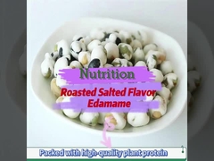 I fagioli neri arrostiti sapore delizioso dell'aglio del vegano fa un spuntino il certificato halal