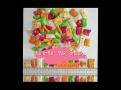 Barbecue / Formaggio / Sapore piccante Crispy Multi Shape Rice Cracker BRC HACCP