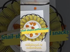 Snack gonfiati a forma di lumaca